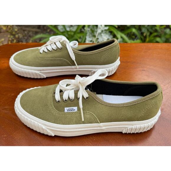 Vans‎ Faux Suede Anaheim Shoes Men\'s Size 7 Women\'s Size 8.5 Olive Green main image 2
